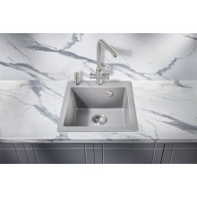 Кухонная мойка Milacio Murcia 46 Cuarzo MC.77033 Серый металлик