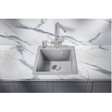 Кухонная мойка Milacio Murcia 46 Cuarzo MC.77033 Серый металлик