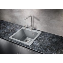 Кухонная мойка Milacio Murcia 46 Cuarzo MC.77033 Серый металлик