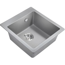 Кухонная мойка Milacio Murcia 46 Cuarzo MC.77033 Серый металлик