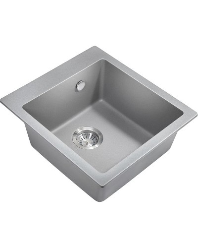 Кухонная мойка Milacio Murcia 46 Cuarzo MC.77033 Серый металлик