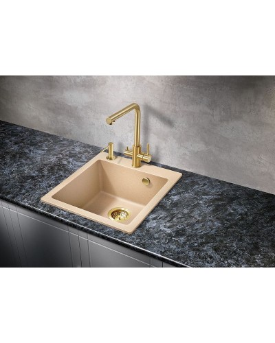 Кухонная мойка Milacio Murcia 46 Cuarzo MC.77034 Бежевая