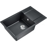 Кухонная мойка Milacio Navarra 78 Cuarzo MC.77051 Черная матовая