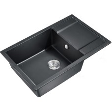 Кухонная мойка Milacio Navarra 78 Cuarzo MC.77051 Черная матовая
