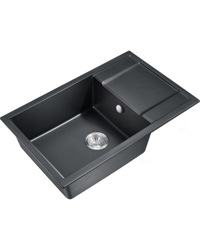 Кухонная мойка Milacio Navarra 78 Cuarzo MC.77051 Черная матовая