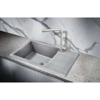 Кухонная мойка Milacio Navarra 78 Cuarzo MC.77053 Серый металлик