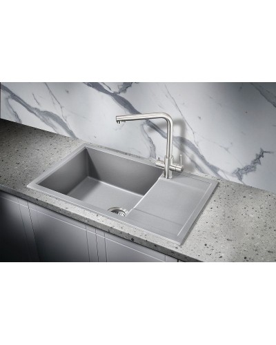 Кухонная мойка Milacio Navarra 78 Cuarzo MC.77053 Серый металлик