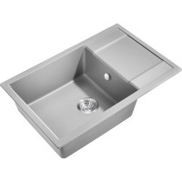 Кухонная мойка Milacio Navarra 78 Cuarzo MC.77053 Серый металлик