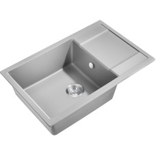 Кухонная мойка Milacio Navarra 78 Cuarzo MC.77053 Серый металлик