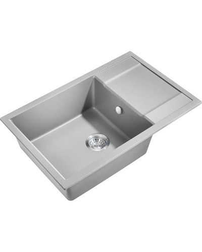 Кухонная мойка Milacio Navarra 78 Cuarzo MC.77053 Серый металлик