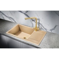 Кухонная мойка Milacio Navarra 78 Cuarzo MC.77054 Бежевая