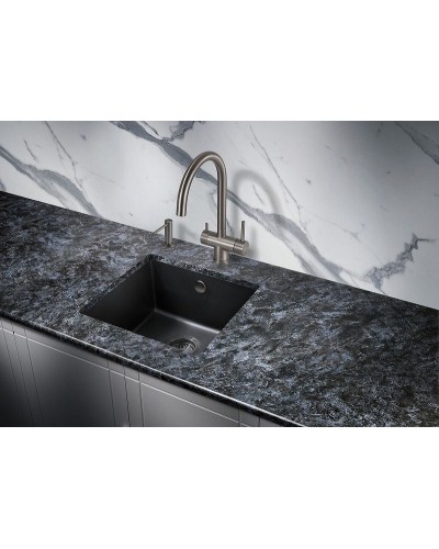 Кухонная мойка Milacio Leon 45 Cuarzo MC.77091 Черная матовая