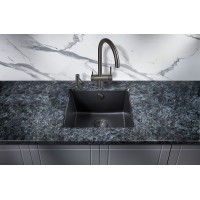 Кухонная мойка Milacio Leon 45 Cuarzo MC.77091 Черная матовая