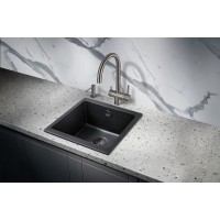 Кухонная мойка Milacio Leon 45 Cuarzo MC.77091 Черная матовая