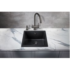 Кухонная мойка Milacio Leon 45 Cuarzo MC.77091 Черная матовая
