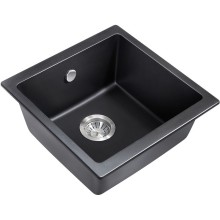 Кухонная мойка Milacio Leon 45 Cuarzo MC.77091 Черная матовая