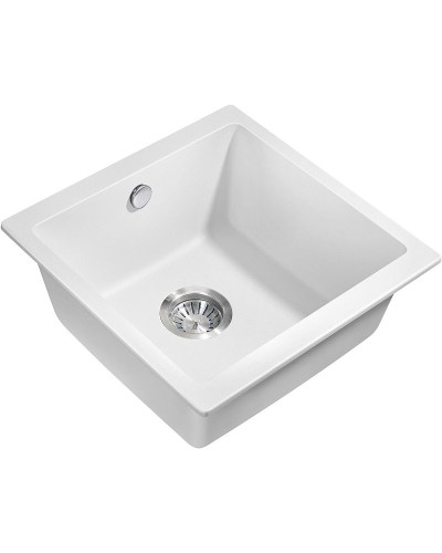 Кухонная мойка Milacio Leon 45 Cuarzo MC.77092 Белая
