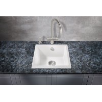 Кухонная мойка Milacio Leon 45 Cuarzo MC.77092 Белая