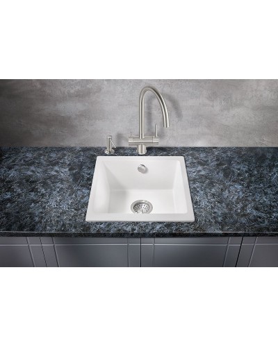 Кухонная мойка Milacio Leon 45 Cuarzo MC.77092 Белая