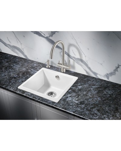 Кухонная мойка Milacio Leon 45 Cuarzo MC.77092 Белая