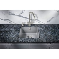 Кухонная мойка Milacio Leon 45 Cuarzo MC.77093 Серый металлик