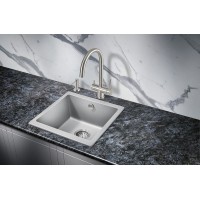 Кухонная мойка Milacio Leon 45 Cuarzo MC.77093 Серый металлик