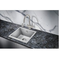 Кухонная мойка Milacio Leon 45 Cuarzo MC.77093 Серый металлик