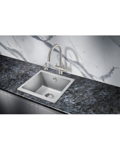 Кухонная мойка Milacio Leon 45 Cuarzo MC.77093 Серый металлик