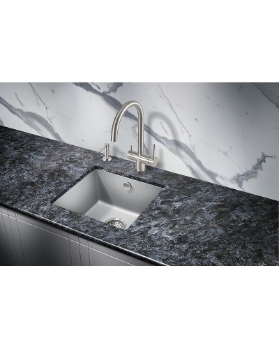 Кухонная мойка Milacio Leon 45 Cuarzo MC.77093 Серый металлик