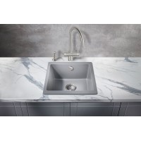Кухонная мойка Milacio Leon 45 Cuarzo MC.77093 Серый металлик