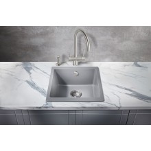 Кухонная мойка Milacio Leon 45 Cuarzo MC.77093 Серый металлик