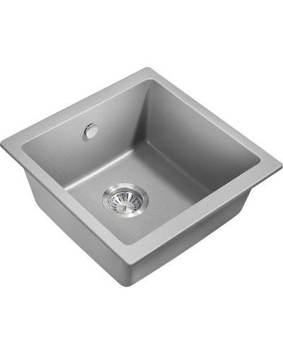 Кухонная мойка Milacio Leon 45 Cuarzo MC.77093 Серый металлик