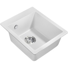 Кухонная мойка Milacio Murcia 42 Cuarzo MC.77042 Белая