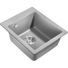 Кухонная мойка Milacio Murcia 42 Cuarzo MC.77043 Серый металлик
