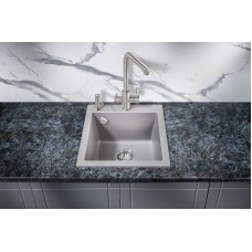 Кухонная мойка Milacio Murcia 42 Cuarzo MC.77043 Серый металлик