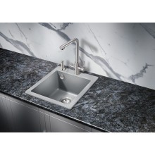 Кухонная мойка Milacio Murcia 42 Cuarzo MC.77043 Серый металлик