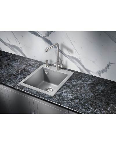 Кухонная мойка Milacio Murcia 42 Cuarzo MC.77043 Серый металлик