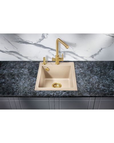 Кухонная мойка Milacio Murcia 42 Cuarzo MC.77044 Бежевая