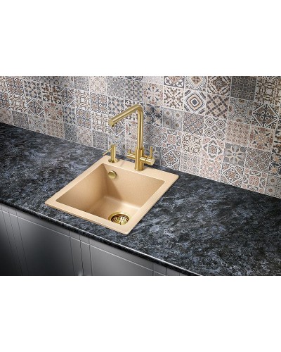 Кухонная мойка Milacio Murcia 42 Cuarzo MC.77044 Бежевая