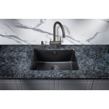 Кухонная мойка Milacio Leon 55 Cuarzo MC.77081 Черная матовая