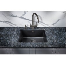 Кухонная мойка Milacio Leon 55 Cuarzo MC.77081 Черная матовая