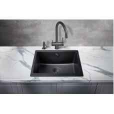 Кухонная мойка Milacio Leon 55 Cuarzo MC.77081 Черная матовая