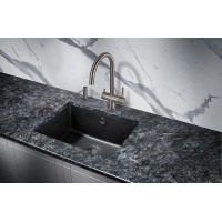 Кухонная мойка Milacio Leon 55 Cuarzo MC.77081 Черная матовая