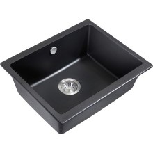 Кухонная мойка Milacio Leon 55 Cuarzo MC.77081 Черная матовая
