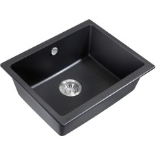 Кухонная мойка Milacio Leon 55 Cuarzo MC.77081 Черная матовая