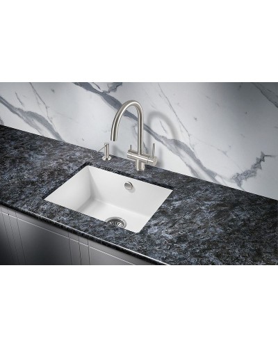 Кухонная мойка Milacio Leon 55 Cuarzo MC.77082 Белая
