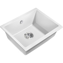 Кухонная мойка Milacio Leon 55 Cuarzo MC.77082 Белая