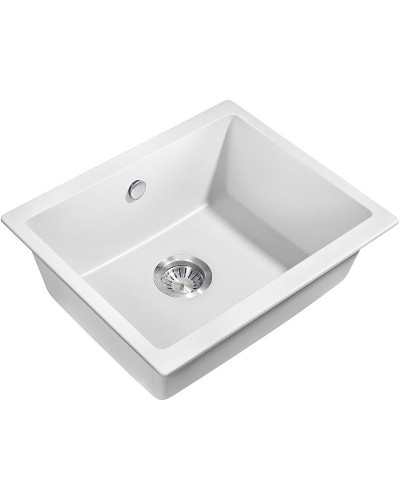 Кухонная мойка Milacio Leon 55 Cuarzo MC.77082 Белая