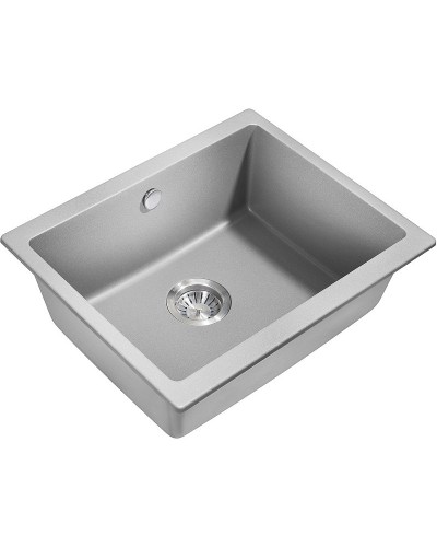 Кухонная мойка Milacio Leon 55 Cuarzo MC.77083 Серый металлик