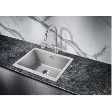 Кухонная мойка Milacio Leon 55 Cuarzo MC.77083 Серый металлик